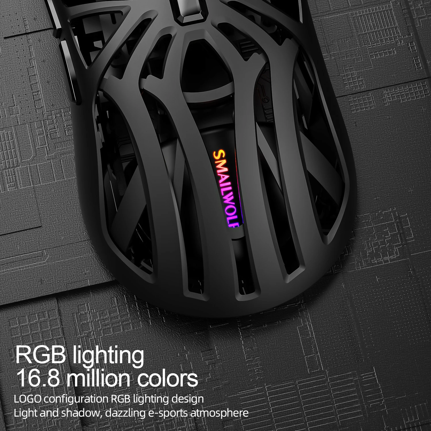 SmailWolf RS8 Bluetooth Wireless 2,4g Gaming-Maus Triple-Mode – Bild 2