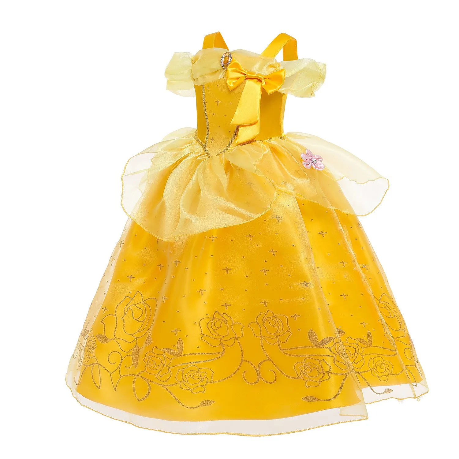 2026 Kinder England-Stil Belle Deluxe Prinzessinnen-Kostüm – Bild 2