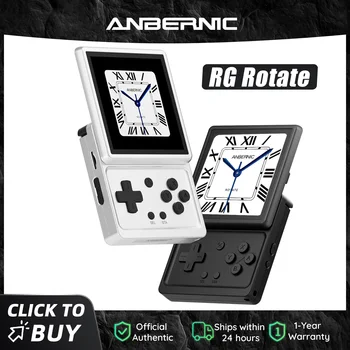 Anbernic RG Rotate Retro Handheld-Spielkonsole Android 12 T618 IPS-Bildschirm Spiele-Emulator 3GB+32GB WLAN