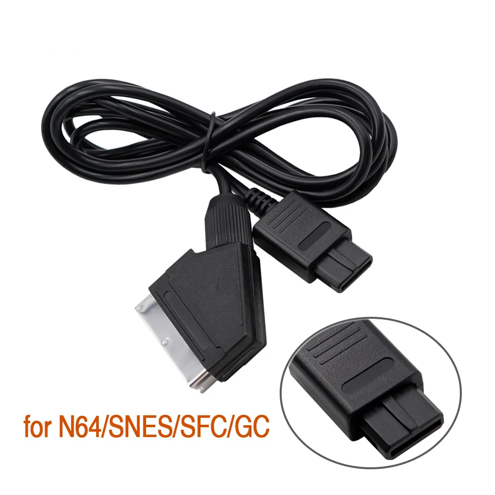 1,8 m RGB-Scart-Kabel für PS2/PS1/PS3/SEGA Mega Drive1/MD2/DC – Bild 5