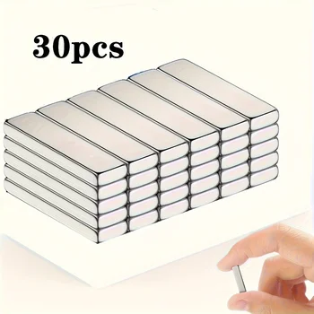 20 X 10 X 2mm Rechteckiger Magnet, Langer Stabmagnet, Mikromagnet. Geeignet für Wissenschaft
