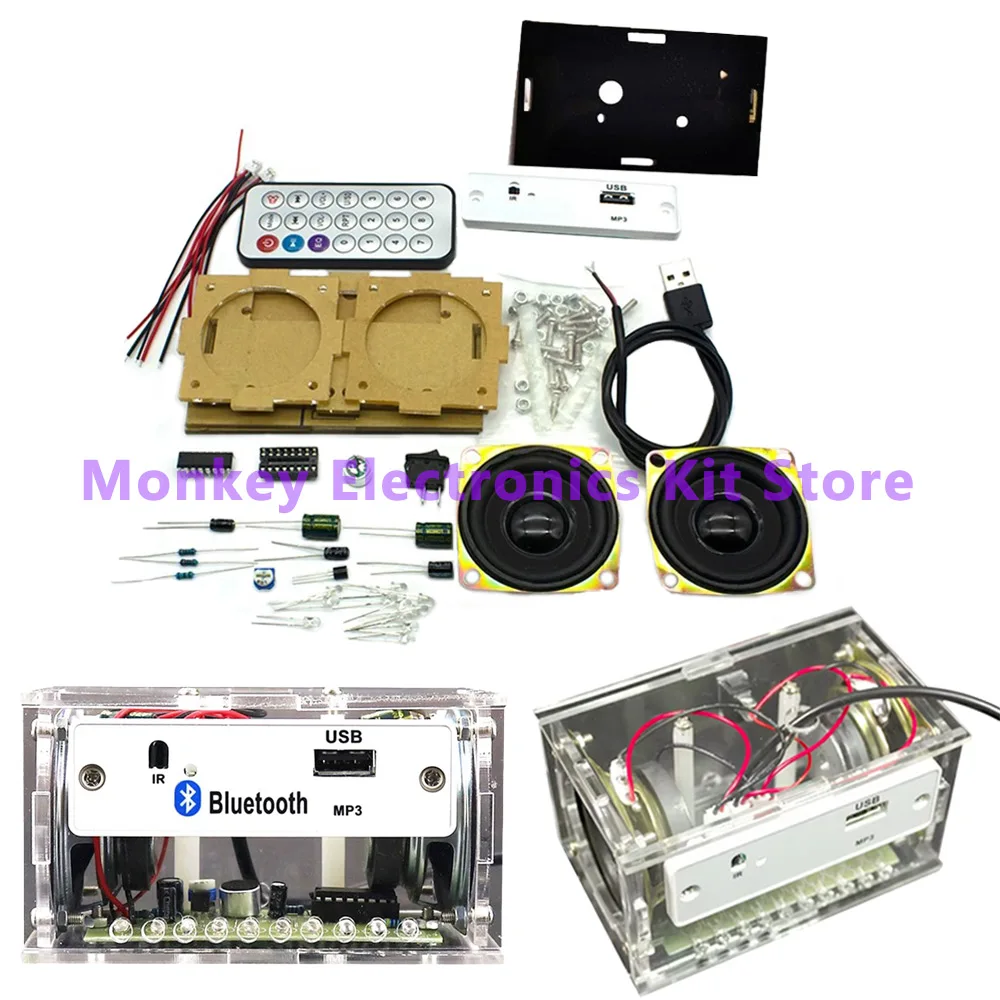 Elektronisches DIY Bluetooth-Lautsprecher-Set, weiß – Bild 3