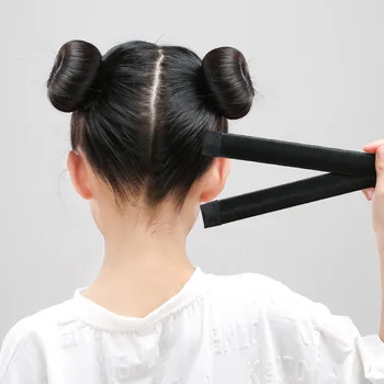 Einfache Nylon Quick Hair Twister Ball Head Perücke French Dish Made Lazy Curling Iron Bun Maker Synthetische