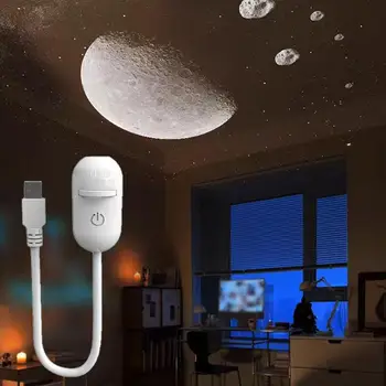 2-in-1 Mini Galaxie-Sternprojektor Nachtlicht LED Sternenhimmel Ambiente-Lampe für Schlafzimmer Schlaf