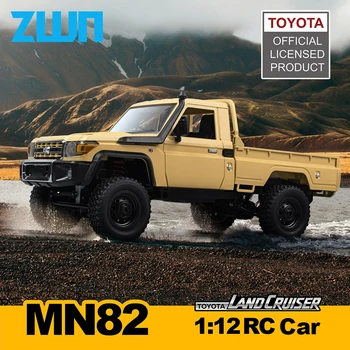 ZWN MN82 1:12 Retro Rc Auto Mit Led-leuchten Vollformatige Simulation LC79 Professionelle 4WD Fernbedienung