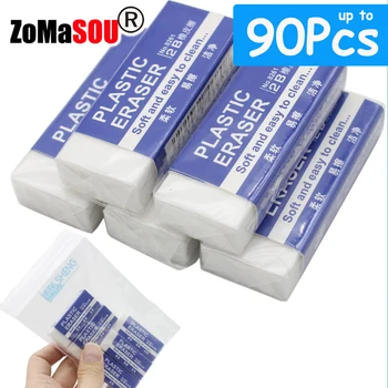 2B Bleistift-Radiergummis, weich, groß, PVC-Gummi-Radiergummi für Schule, Büro, Kinder, Zeichnen, Großskizzen