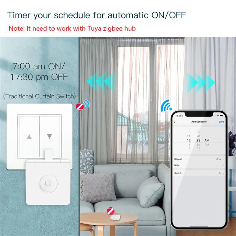 Zigbee Smart Fingerbot Plus Schalterknopf-Drücker Touch-Arme – Bild 3