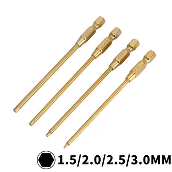 RC Modell Auto Teile Refit Upgrade Zubehör Metall 1,5 2,0 2,5 3,0 Elektrische Schraubendreher Bit Hex Core
