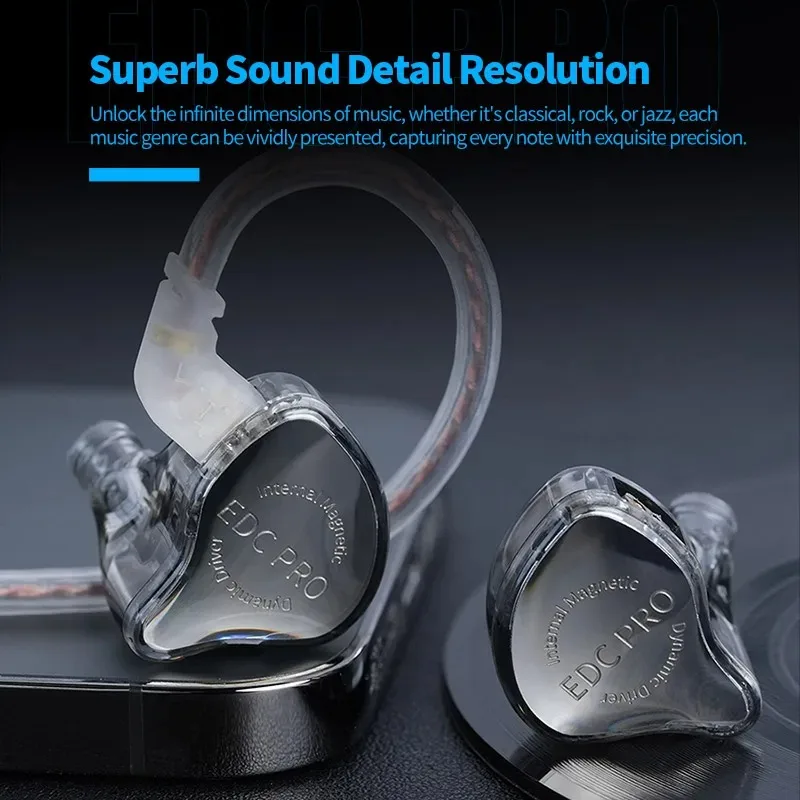 NEUE KZ EDC PRO Beste In-Ear-Kopfhörer mit Kabel, HiFi-Bass – Bild 4