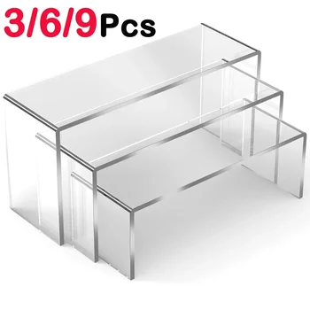Acryl Display-ständer Multifunktionale Transparent Mini Modell Lagerung Rack für Parfüm Puppe schmuck Dekor