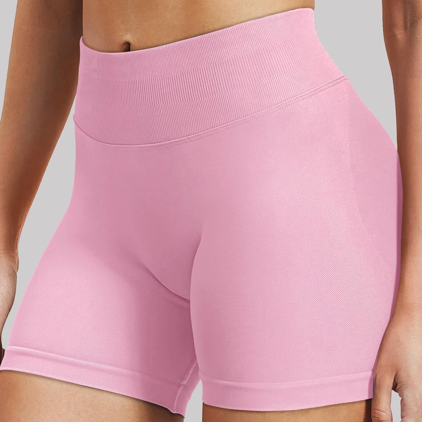 Damen-Sommershorts, niedrige Taille, nahtlose Shorts – Bild 3