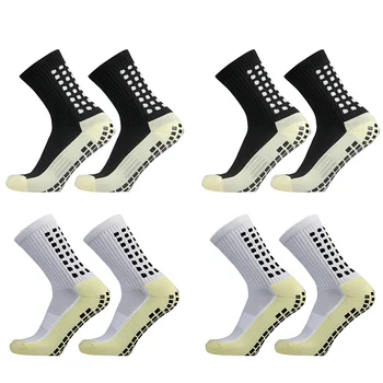 1/4 Paar rutschfeste Fußball-Socken für Damen und Herren, Outdoor-Sport, Grip, Fußball, Yoga