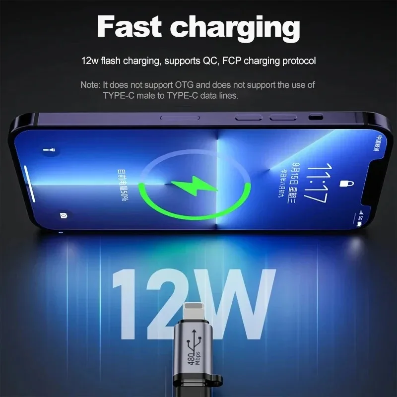 USB-Adapter-Set: USB-C, Micro-USB, Mini-USB und Lightning – Bild 3
