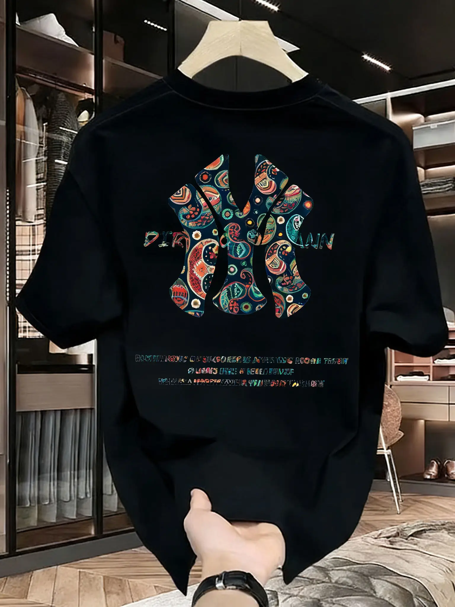 Herren Sommer T-Shirt mit Aufdruck - Hochwertig, Lässig – Bild 3