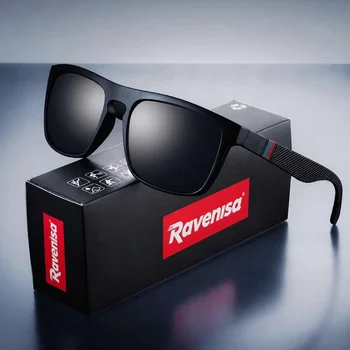 Mode Quadrat Vintage polarisierte Sonnenbrille Männer Frauen Retro fahren Angeln Sonnenbrille UV400 Brillen