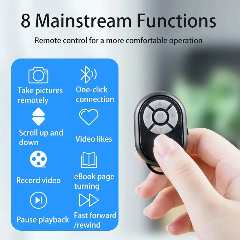 Bluetooth-Fernbedienung für iPhone Xiaomi Android – Bild 2