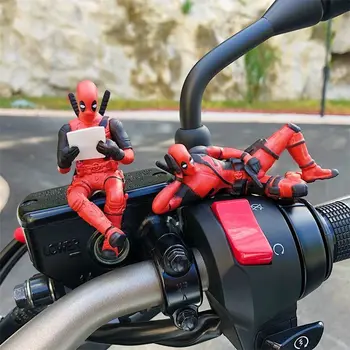 Anime Deadpool Actionfigur Auto-Innendekoration Spielzeug Anhänger Automodell Mini-Puppe Figur Kinderspielzeug