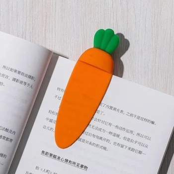 Cartoon Karotte Lesezeichen Schöne Kunststoff Dünne Lesezeichen Kreative Student der Geschenk Büro