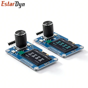 Estardyn 1,3 Zoll OLED-Display mit EC11 Drehgebermodul, IIC Weiß/Blau Bildschirm für Menüsteuerung DIY