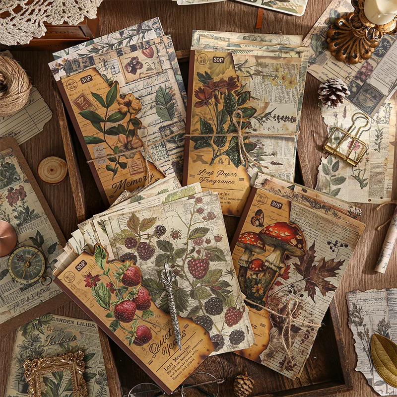 30 Stück Vintage INS Material Papier Planer handgemachte DIY – Bild 2