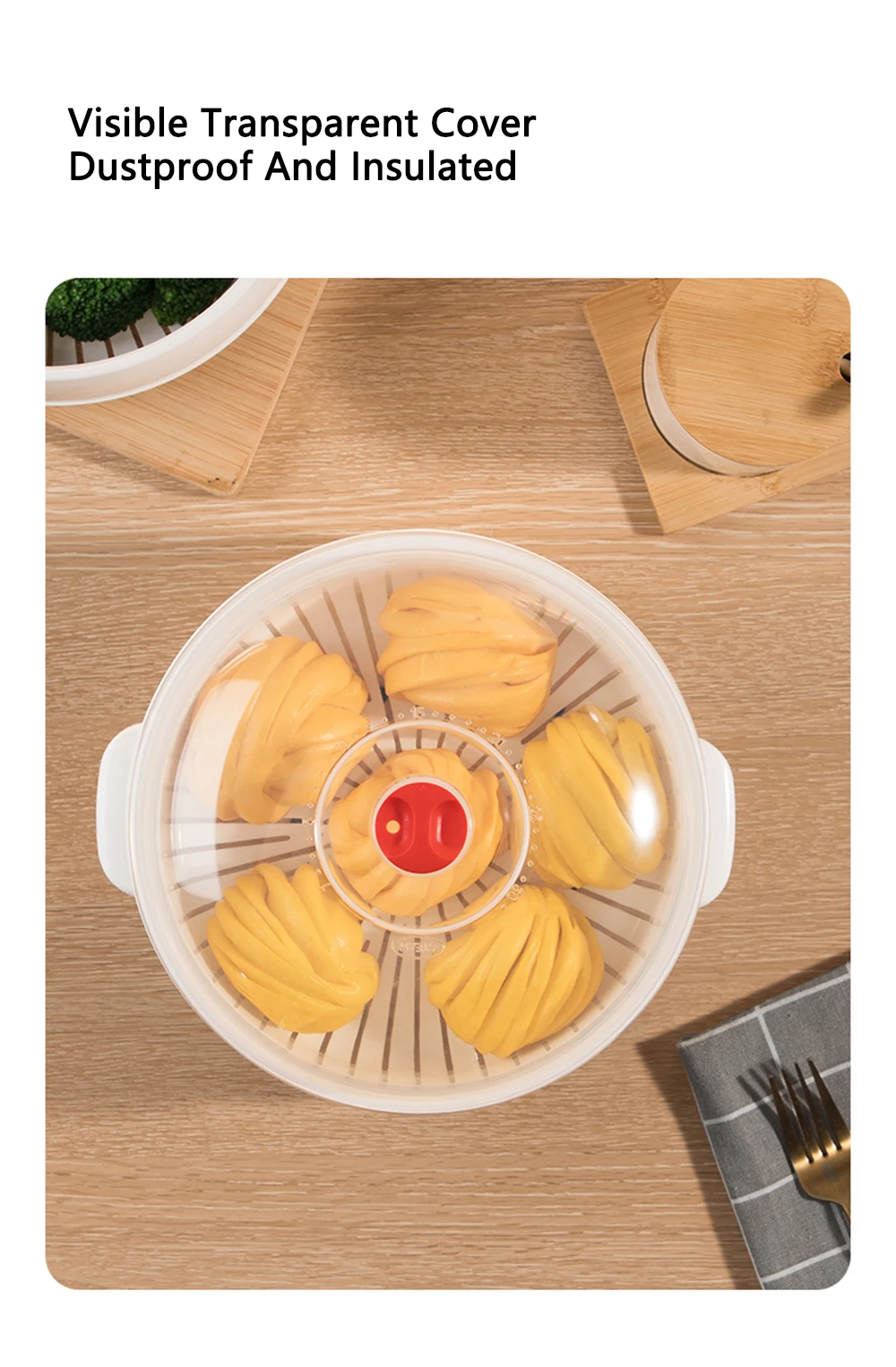 COOKER KING Mikrowelle Heizung Dampfer Haushalt Große – Bild 4