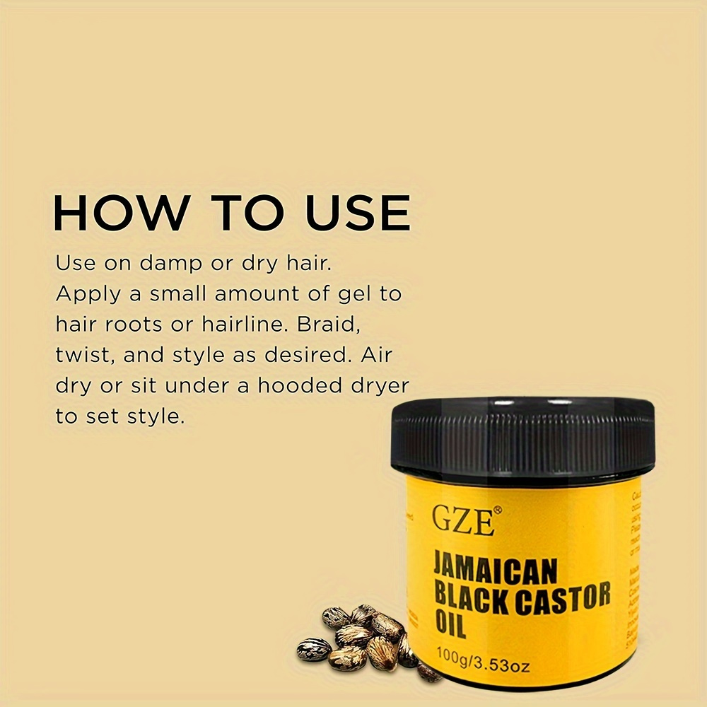 GZE JAMAICAN Black Castor Oil Pure Cold-Pressed für – Bild 3