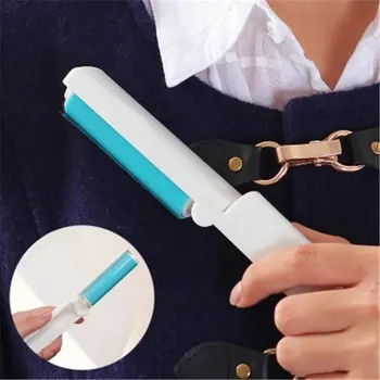 Faltbare wasch bare Haars ammler Kleidung Haarentferner Haaren tfernungs bürste klebrige Haar rolle Roll