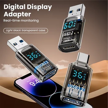 USB 3,2 Digital Display Adapter 10Gbps USB Stecker Auf USB Buchse Konverter Schnelle Lade Datenübertragung USB