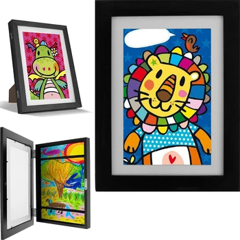 Kinder Kunst Rahmen Kinder Kunstwerk Rahmen veränderbare Kinder rahmen Bilder Poster Foto Zeichnung a4 Kinder