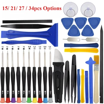 34-in-1 Präzisions-Schraubendreher-Reparaturset für Mobiltelefone, Tablets, Laptops, Computer
