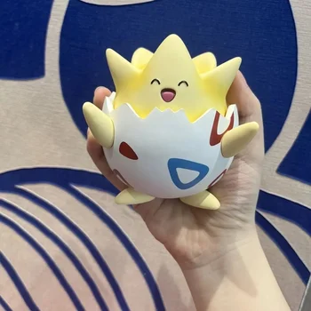 Kawaii Pokemon Happy Togepi Anime Figur Auto Desktop Ornament Nette Modell Puppe Jungen Und Mädchen Spielzeug