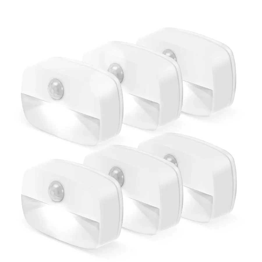 Auto ON/OFF LED Smart Nacht Lampe Unter Schrank Licht PIR – Bild 2