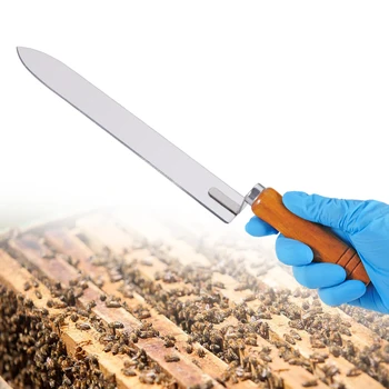 Honigwaben-Schneidemesser aus Edelstahl, Bienenstock-Schneider, Honigschaber, Sammler, Imker-Werkzeuge