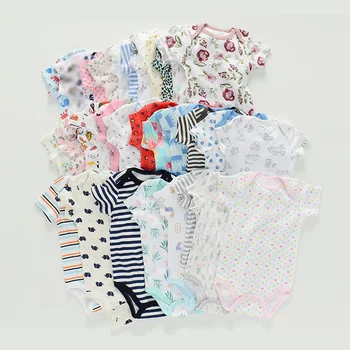 Baby-Bodys für Neugeborene, Sommer-Baby-Strampler, Mädchen-/Jungenkleidung, 0-12 Monate