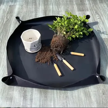 Pflanzmatte 50 cm-100 cm Gartenarbeit Blumentopf Pad Faltbare Garten Pflanze Blumentopf Umpflanzen
