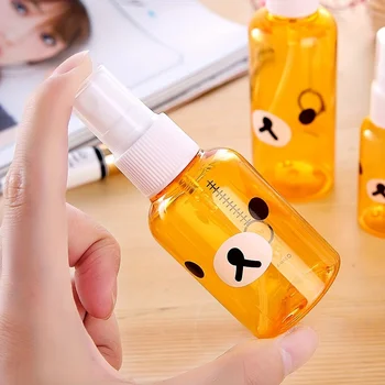Mini-Sprühflasche mit Bärenmuster - ungiftiger Kosmetikbehälter aus PE-Material, tragbar, nachfüllbar