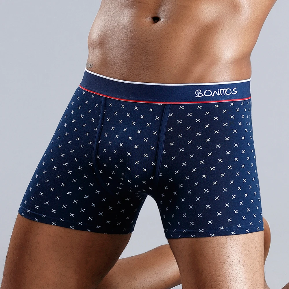 Baumwolle Druck Boxer Für Mann Unterwäsche Herren Boxer