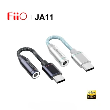 FIIO JadeAudio JA11 HI-RES USB Typ C auf 3,5 mm Kopfhörer-Kopfhörer-Adapter USB DAC Audiokabel für Telefone