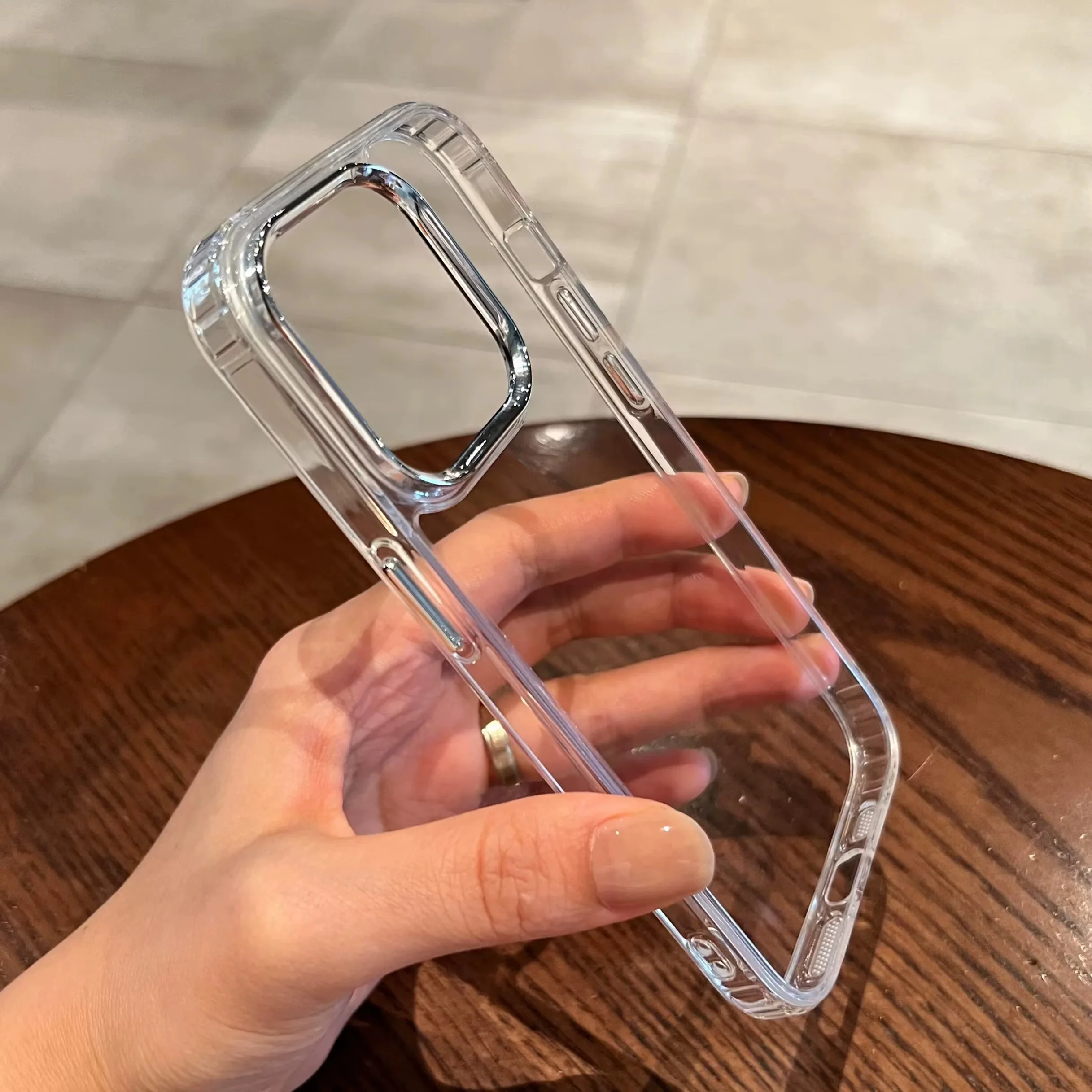 Luxus klare Silikon Handy hülle für iPhone 16 15 14 13 12 11
