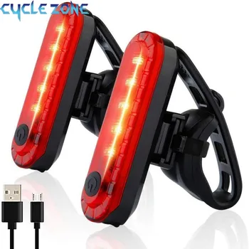 Hinten Fahrrad Rücklicht USB Aufladbare Ultra Helle Rücklichter Fit Auf Fahrrad Einfach zu Installieren