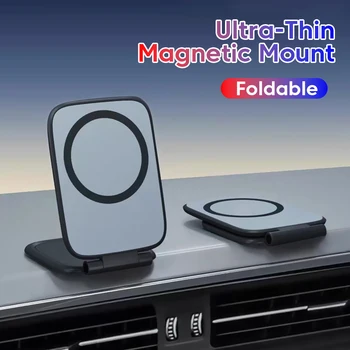 Ultradünne Auto Magnetische Handy Halter Einstellbar Faltbare Anti-shake Fahrzeug Navigation Telefon Universal