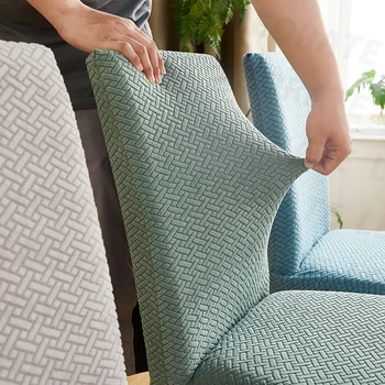 Elastischer Bezug für Stuhl, universelle Größe, günstiger Stuhlbezug, großer elastischer Haussitz, Sitzlehne
