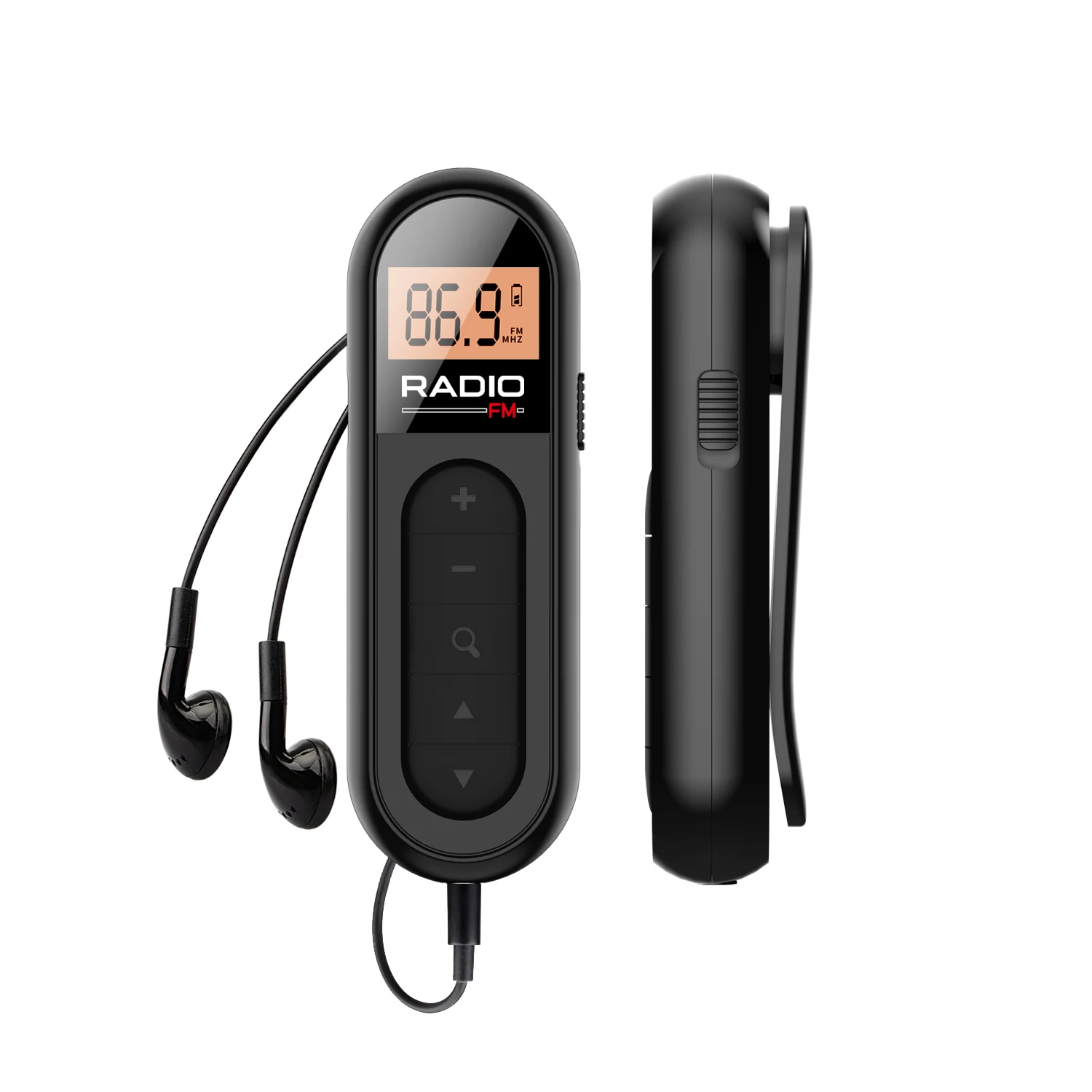 FM tragbares Radio, wiederauf lad bares Taschen radio mit