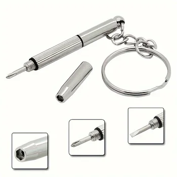 Mini-Handbrillen-Schraubendreher, 3-in-1-Brillenreparatursets, Multifunktions-Schraubendreher-Set