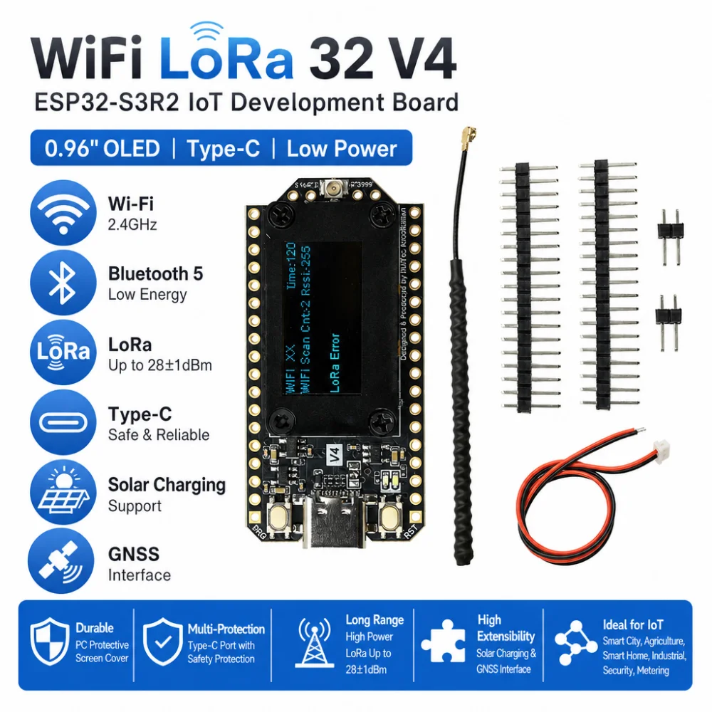 WiFi LoRa 32 V4 ESP32 Bluetooth WiFi Entwicklungsboard