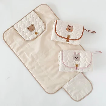 Faltbare Tragbare Windel Ändern Pad Baby, Kleinkind Windel Urin Matte für Neugeborene Einfache Bettwäsche