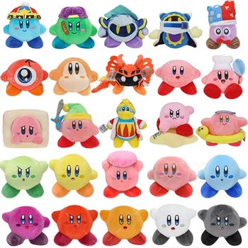 25 Stile Kawaii Star Kirby Grey Kirby Ghost Kirby Rosa Blau Grün Rot Plüschtier Niedlicher Stern Kirby