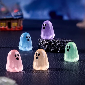 Leuchtende Geisterfiguren, die nachts leuchten, Actionfigur, Mini-Mikro-Landschaft, Miniaturen