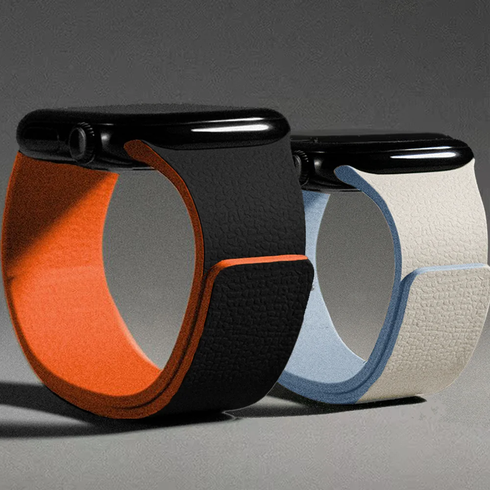 Magnetisches Silikonarmband für Apple Watch, 40 bis 49 mm – Bild 2