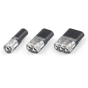 50er-Pack 1/2/3-polige steckbare Kabelverbinder, Nylon-isolierte Kupfer-Schnellanschlussklemmen, geeignet